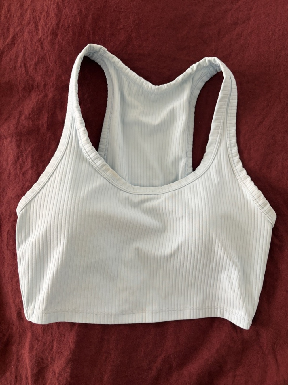 Scoop neck crop